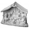 Stampo in gomma presepe con capanna T 22 cm.9.5