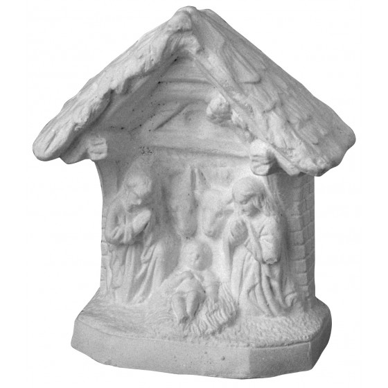 Stampo in gomma presepe con capanna T 96 cm.10