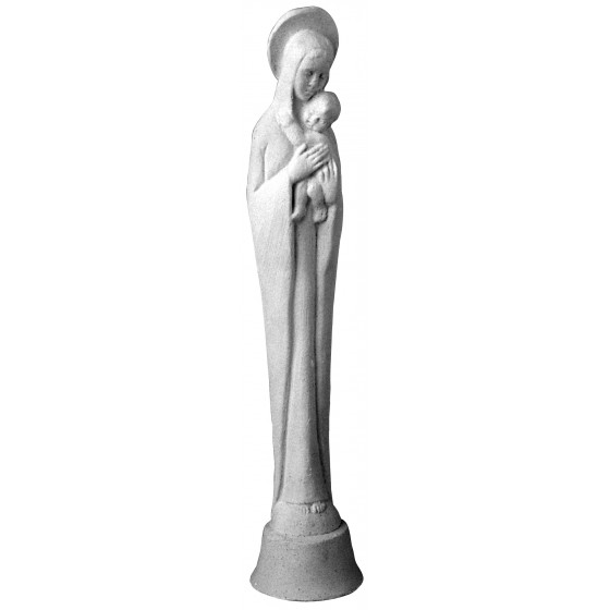 Stampo in gomma madonna con bambino T 123 cm.19.5